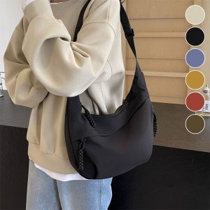 남녀공용 캐주얼 반달 호보 크로스백 ELG-289