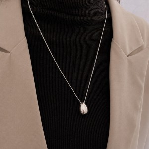 물방울 펜던트 데일리 롱 목걸이