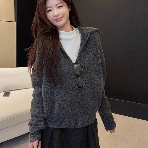 데일리 세일러 카라 니트 LL_T225