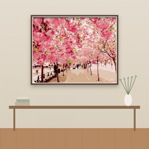 DIY 명화그리기 벚꽃길 40x50