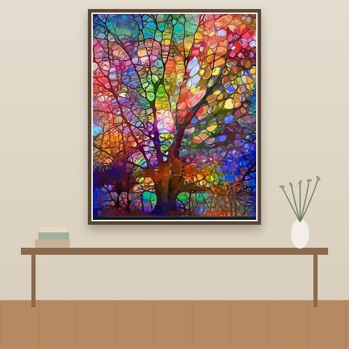 DIY 명화그리기 생명나무 40x50