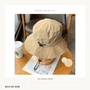 접이식 턱끈 버킷햇 등산 캠핑 벙거지 모자
